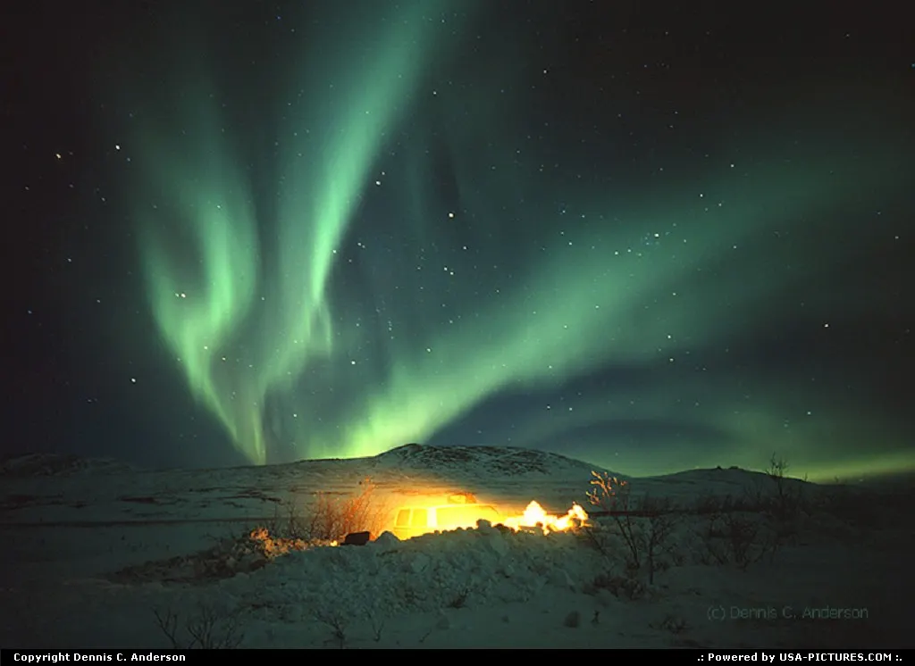 Not in a city Alaska Aurora