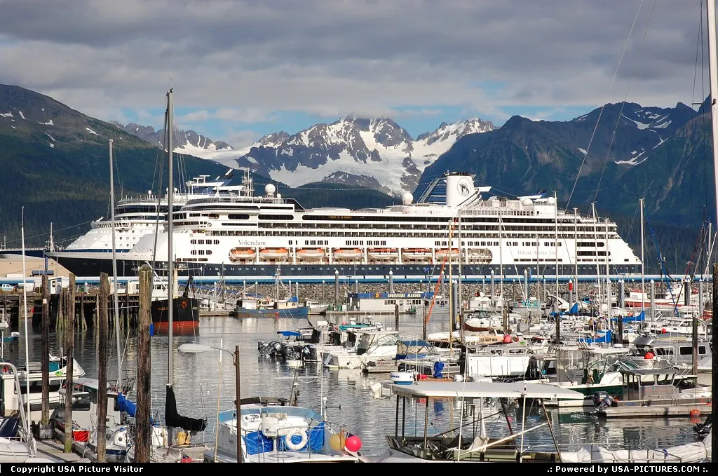 Seward is the beginning or end point for most cruises sailing the Gulf of Alaska.