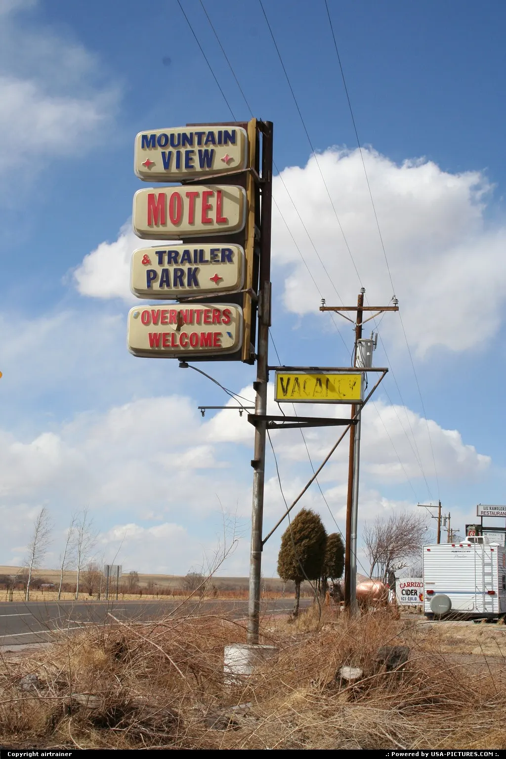 Old motel sign, Springerville