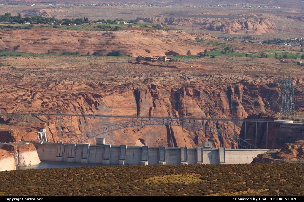 Glen Canyon Dam & Bridge.