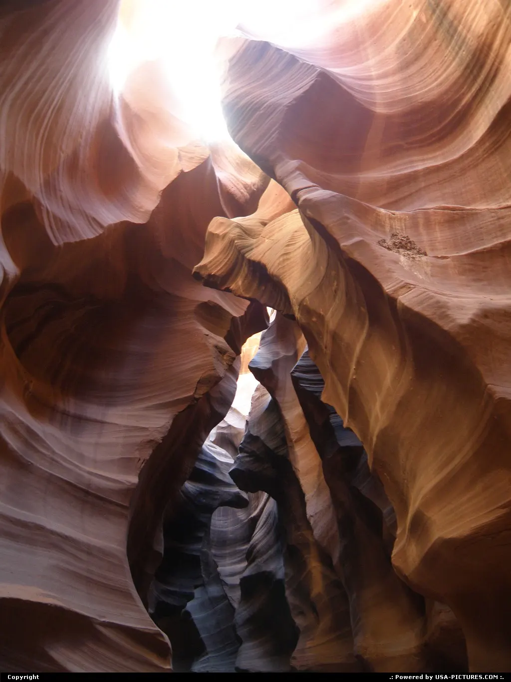 Inside UPPER ANTELOPE CANYON