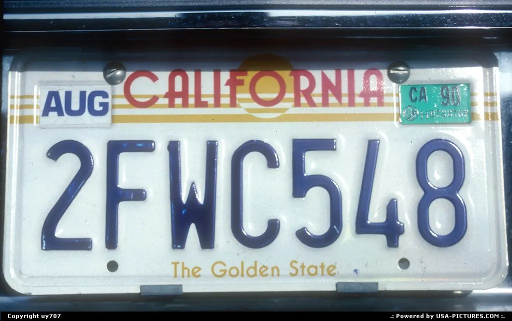 Close-up on a local registration plate