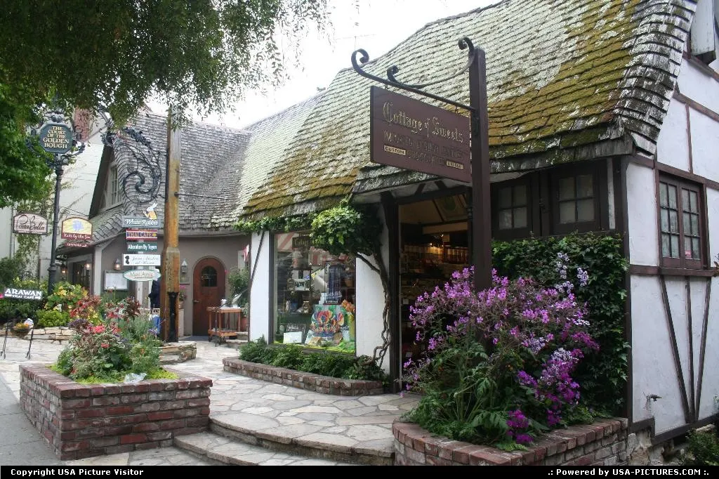 Typical cottage in carmel california