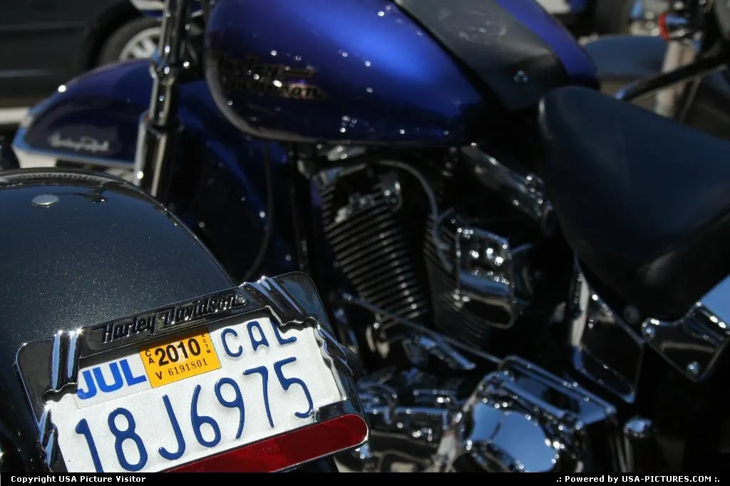 Beautiful motorycle seeing at monterey california