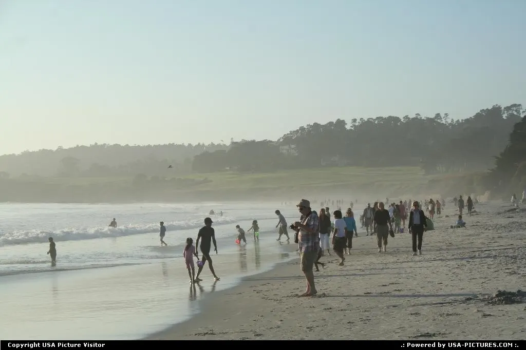 summer time, carmel by the sea california