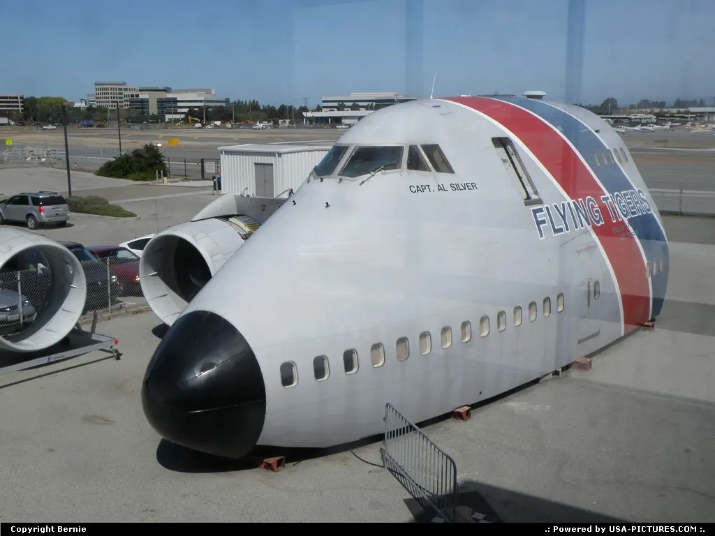 This part of former British Airways 747 was donated to the Hiller Aviation Museum and i...