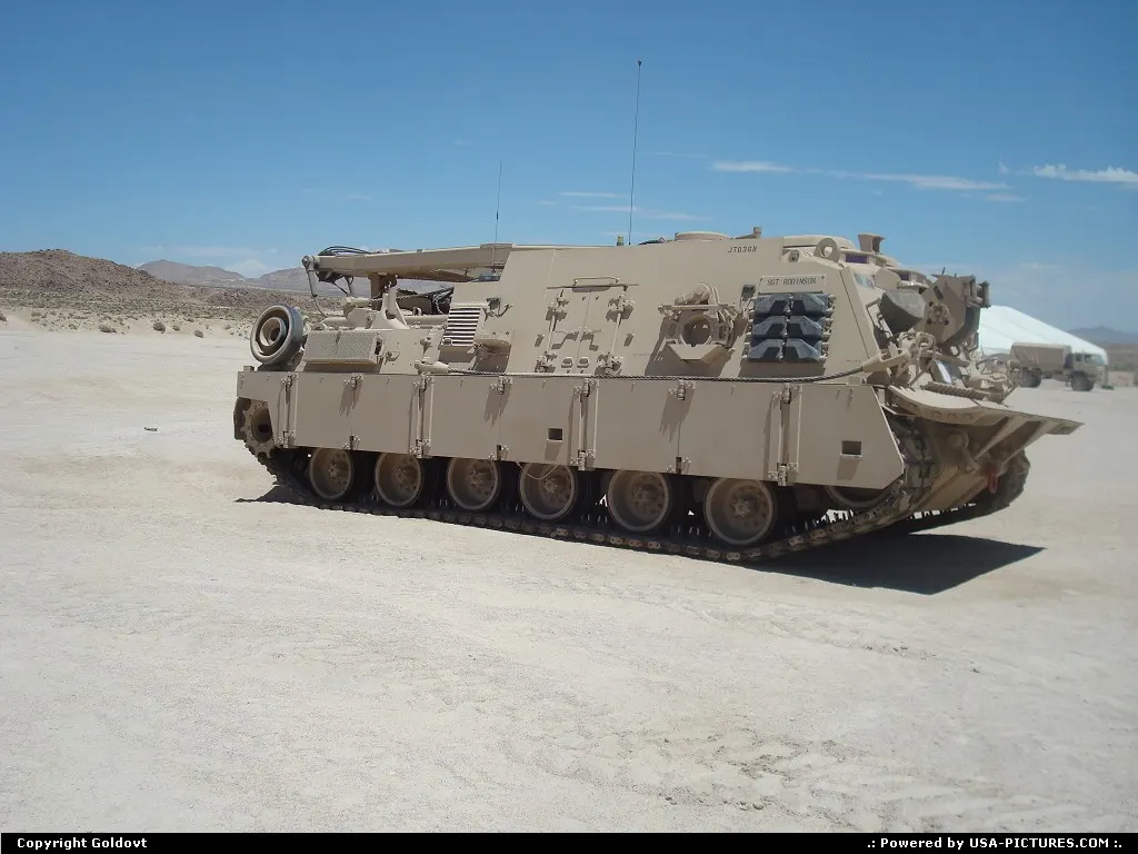 Mighty wolverine. Strongest recovery vehicles in the US Army.
