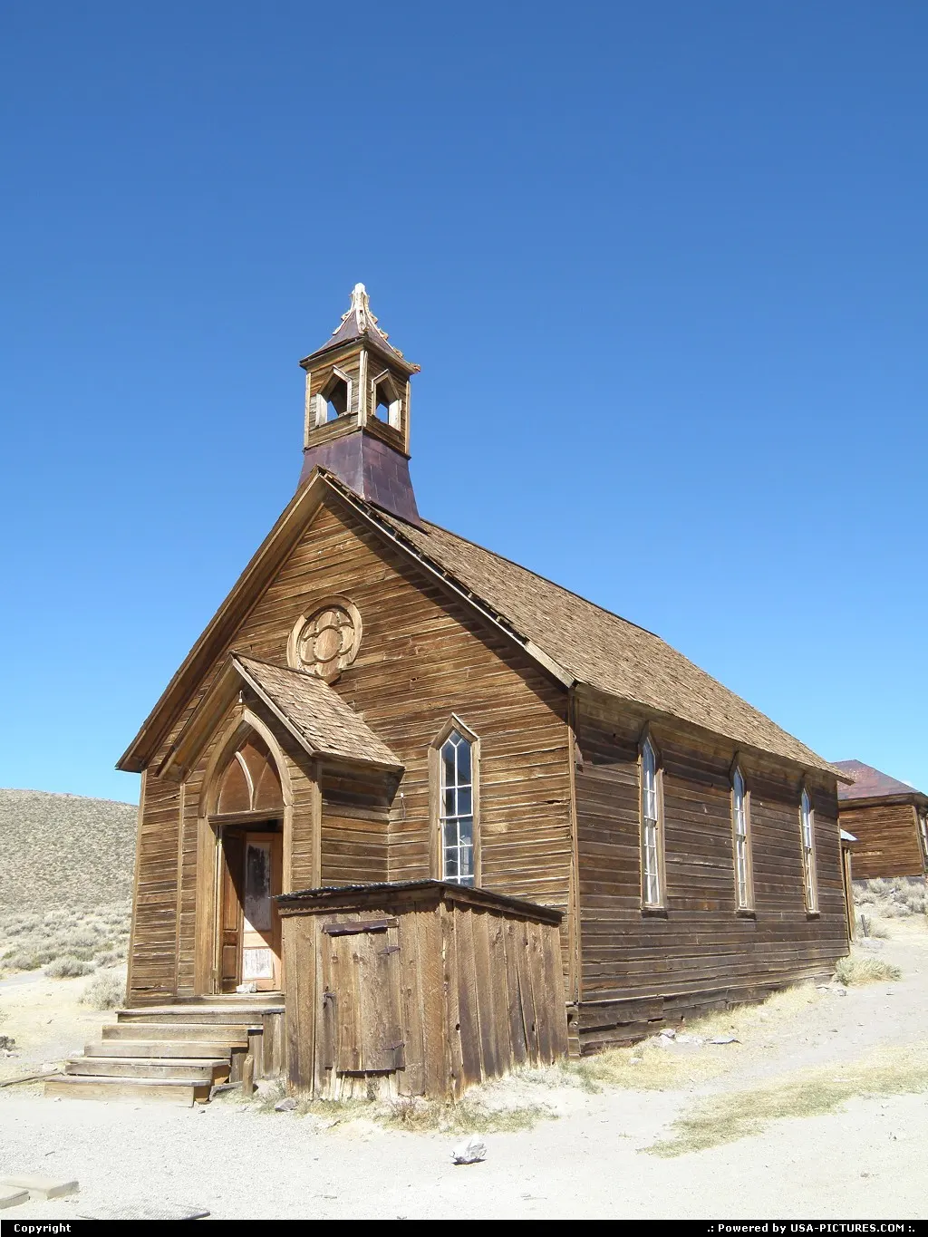 The mining city of Bodie once was the 3rd in California. Dismantled after World War II