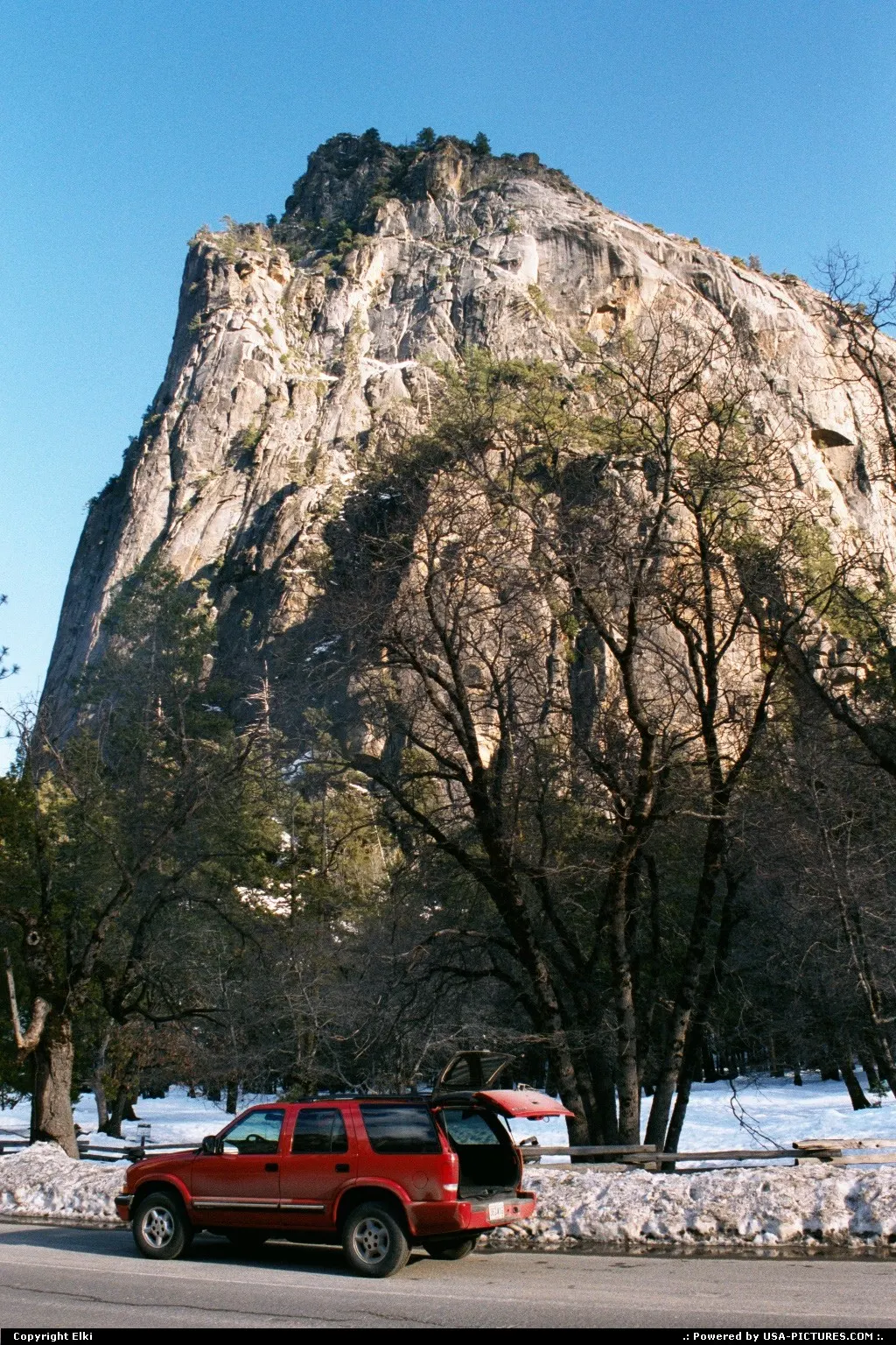 Beautiful winter day in Yosemite