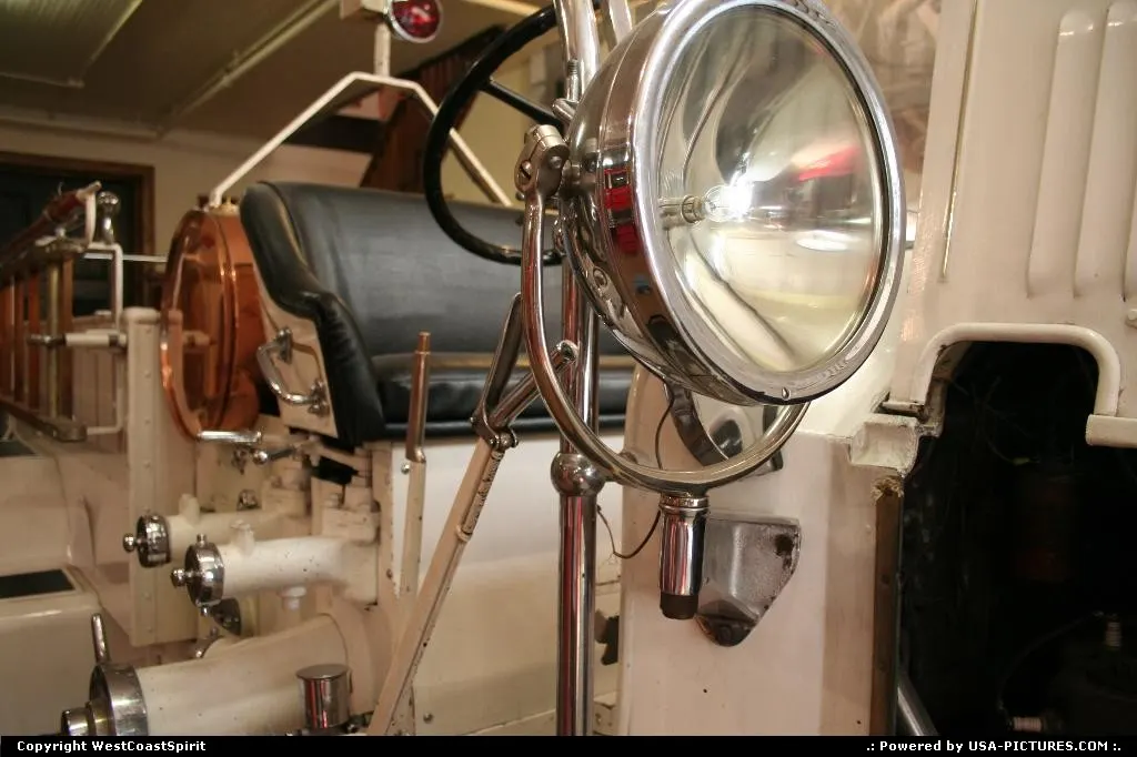 Vintage firetruck at the Denver Fire Department Museum.