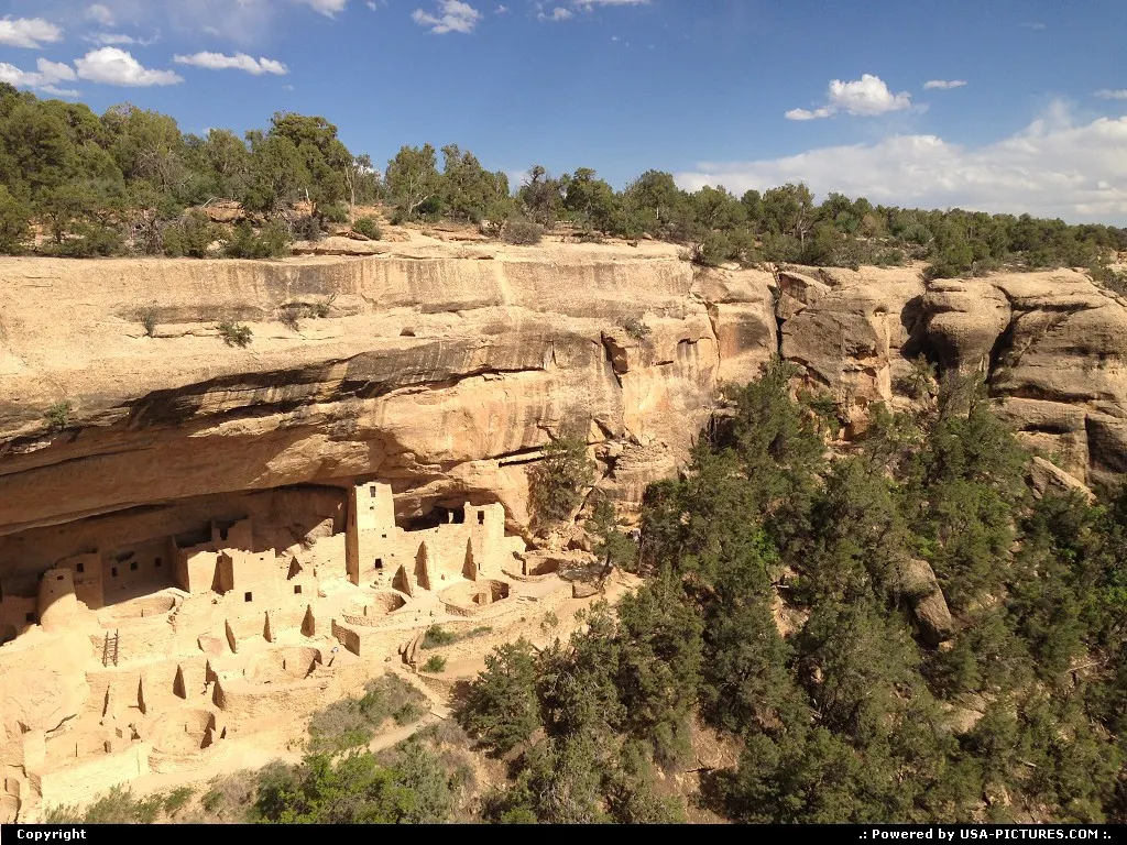 The impressive Cliff Palace dwelling.