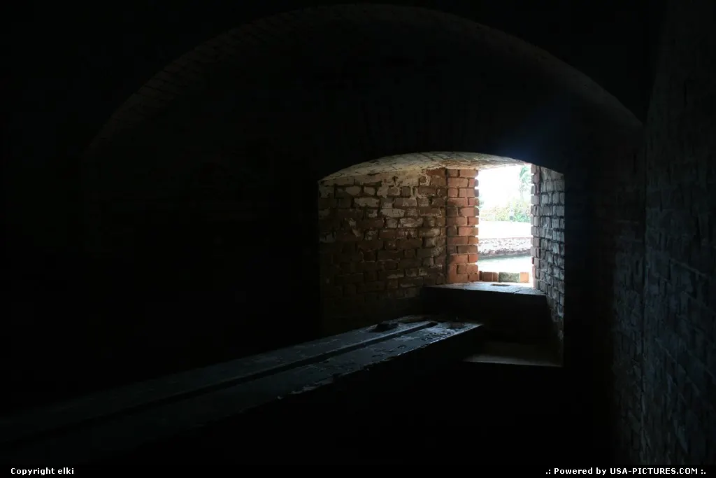 Inside the fort, a cell