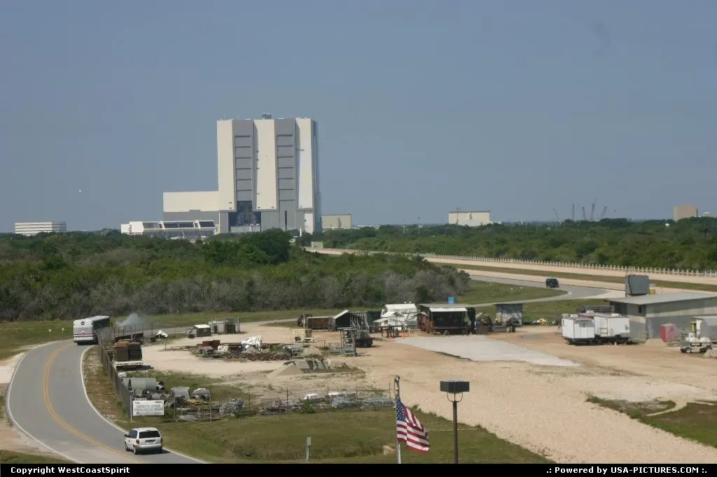 Space Shuttle assembling pad in Kennedy Space Center.