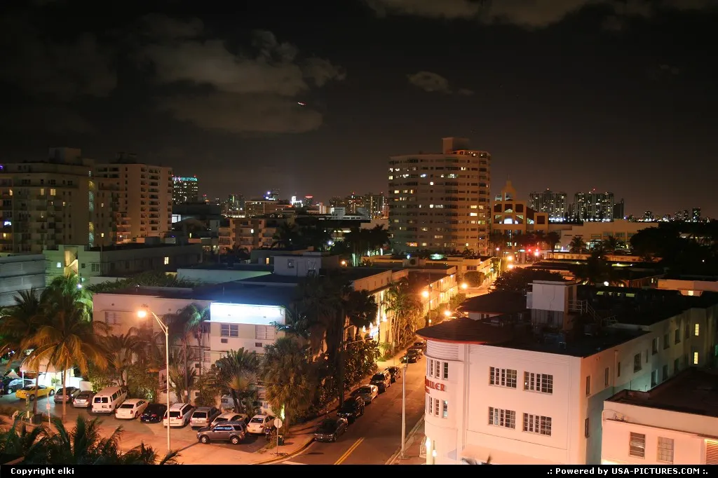 Miami by night, miami beach colorfull !!