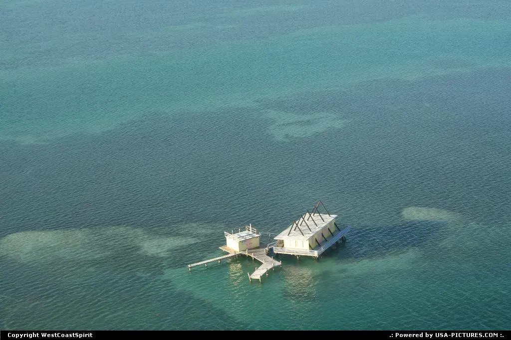 Off shore house in Biscayne Bay, between Miami and Key Biscayne.