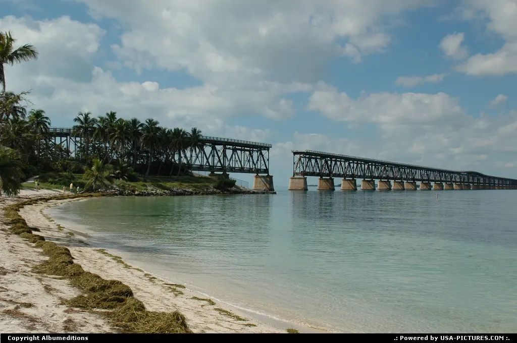 Remains of the Overseas Railroad, Florida Keys. For webgallery: www.caribbean-editions.nl