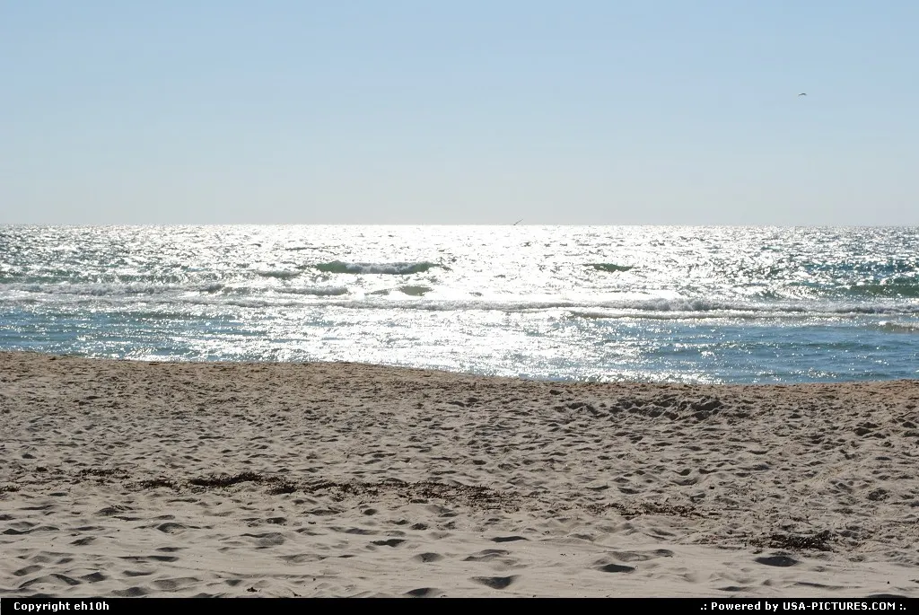 Apalachicola Florida beach, waves