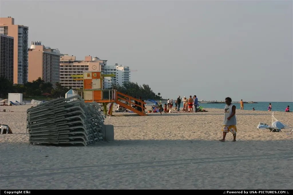 At the beach