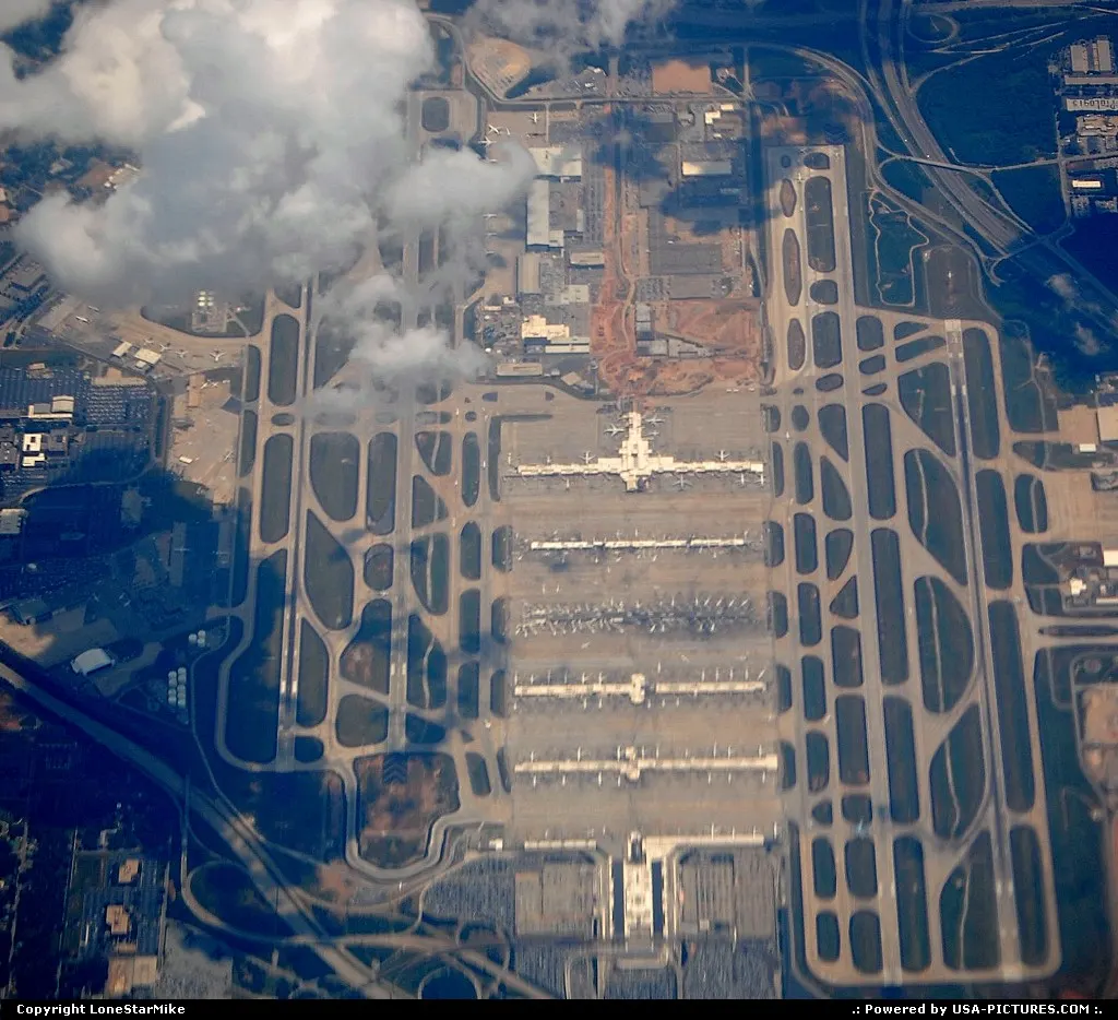 Flying over Hartsfield-Jackson Atlanta International Airport on the way from Nashville,...