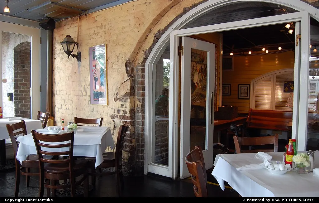 Huey's New Orleans-style restaurant in Savannah's waterfront district.