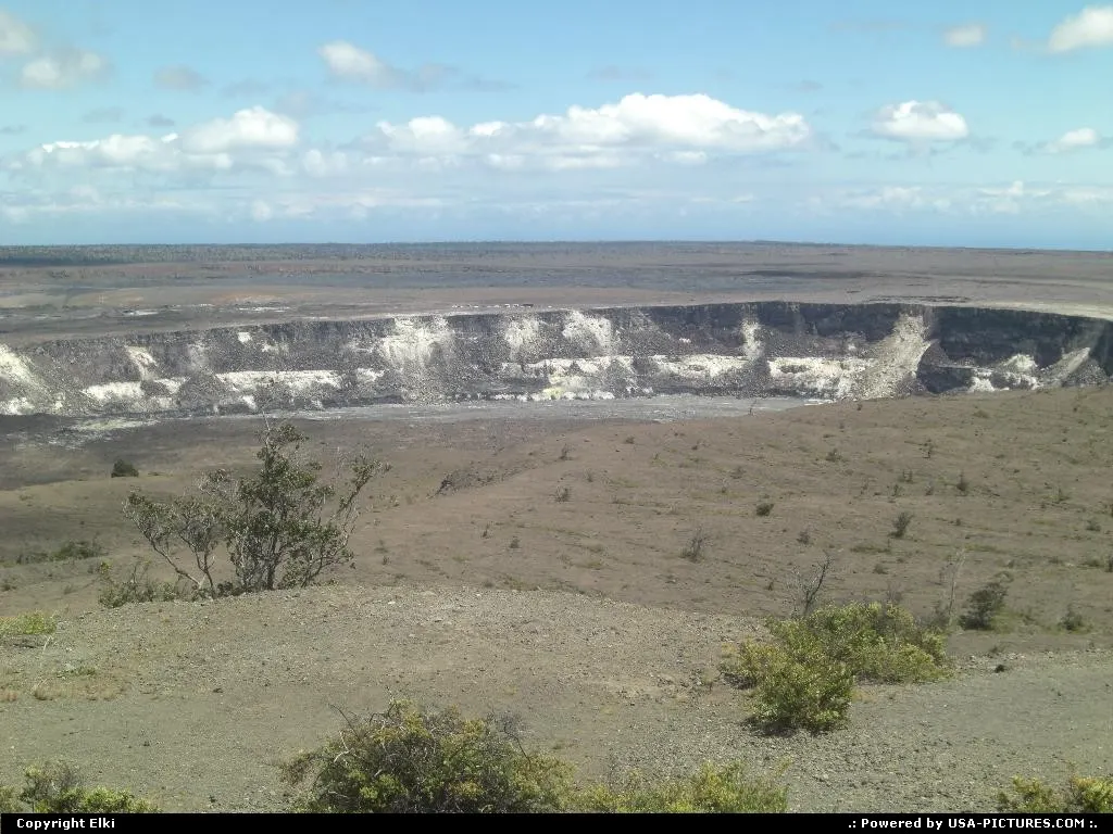 Crater within the park