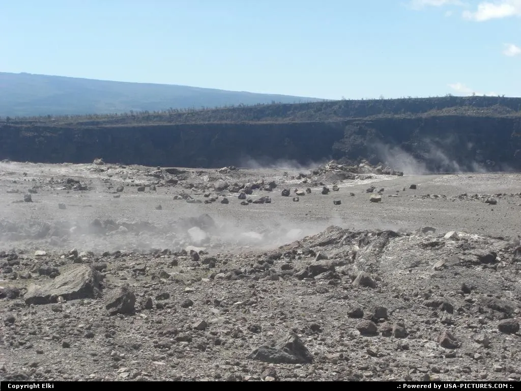 Volcano in action