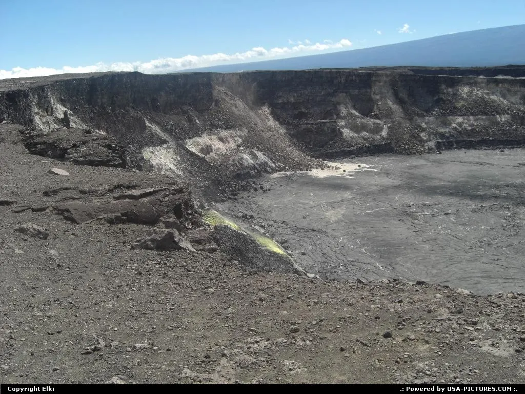 Crater and volcano
