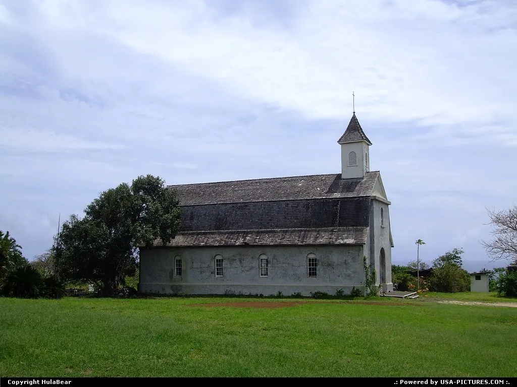 Old Hui Aloha Church and cemetary located at Niumalu Ahupua`a, Kaupo Moku historic site...