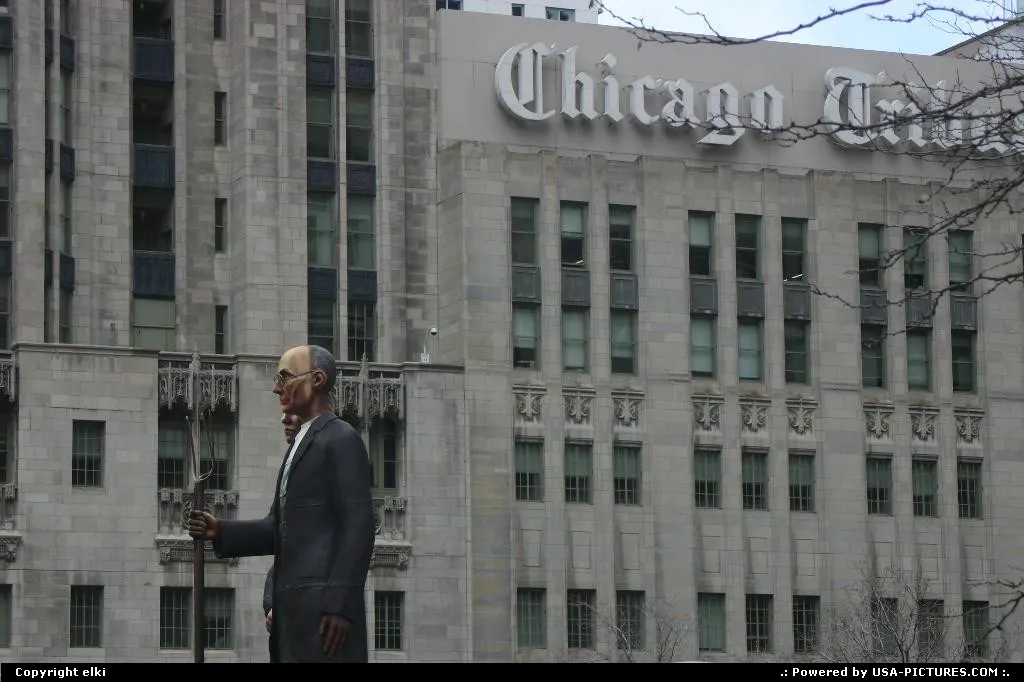 The chicago tribune building.