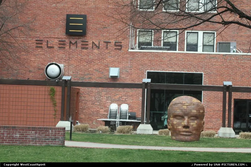 Elements, a contemporary American restaurant in downtown Indianapolis .