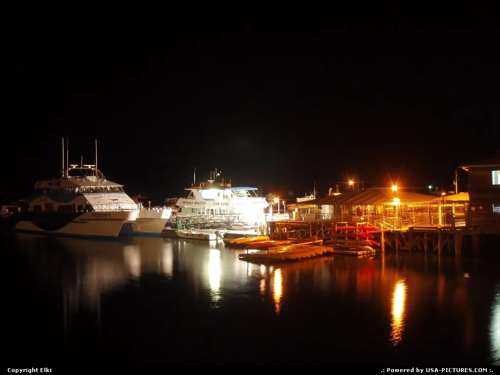 The dock at Bar Harbor