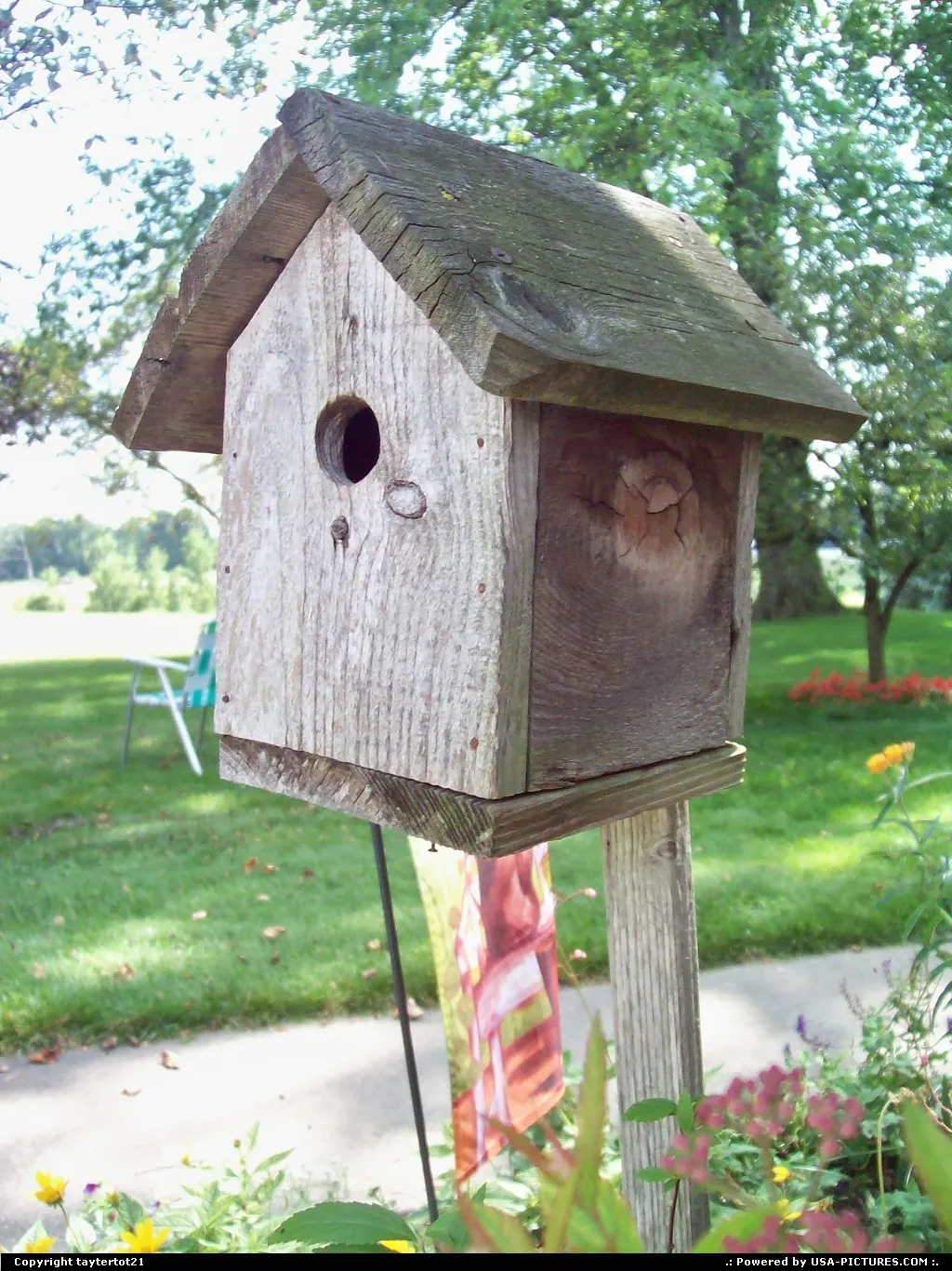 Birdhouse at my grandparent's house.