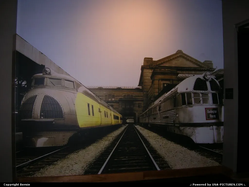 Union Station train museum, testimony of the golden age of trains in which Kansas City...