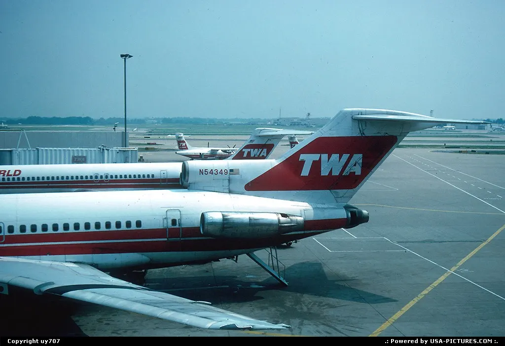 St-Louis Lambert when TWA ruled supreme provides for the setting of this gate shot star...