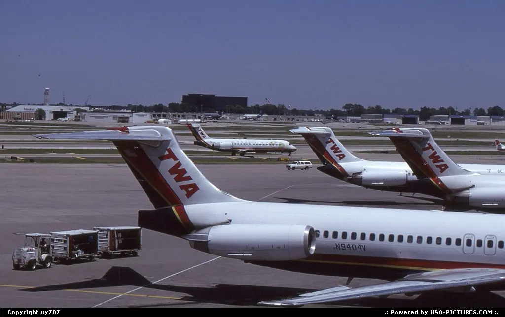 Livery has changed, but TWA was then airing a swan song before its absorbtion by Americ...