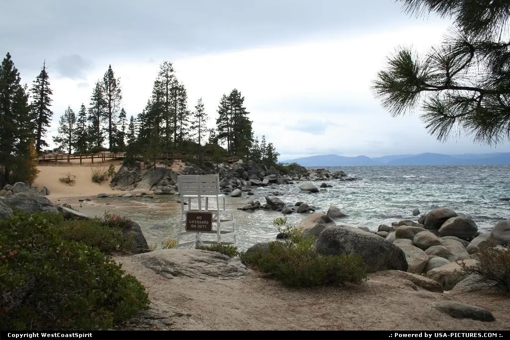 Sand Harbor beach at Lake Tahoe