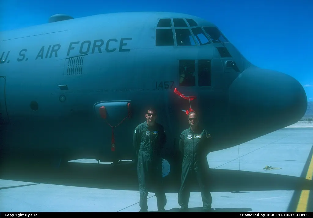 Based in North Carolina by serving the Air National Guard, C.130H 93-1417 Hercules flew...