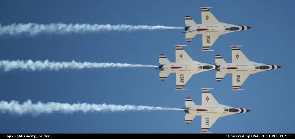 Thunderbirds over Nellis