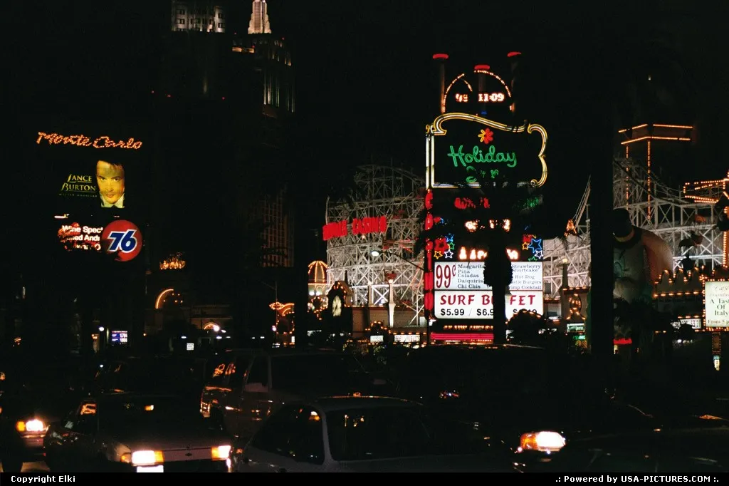 Very busy Strip, as always in Vegas