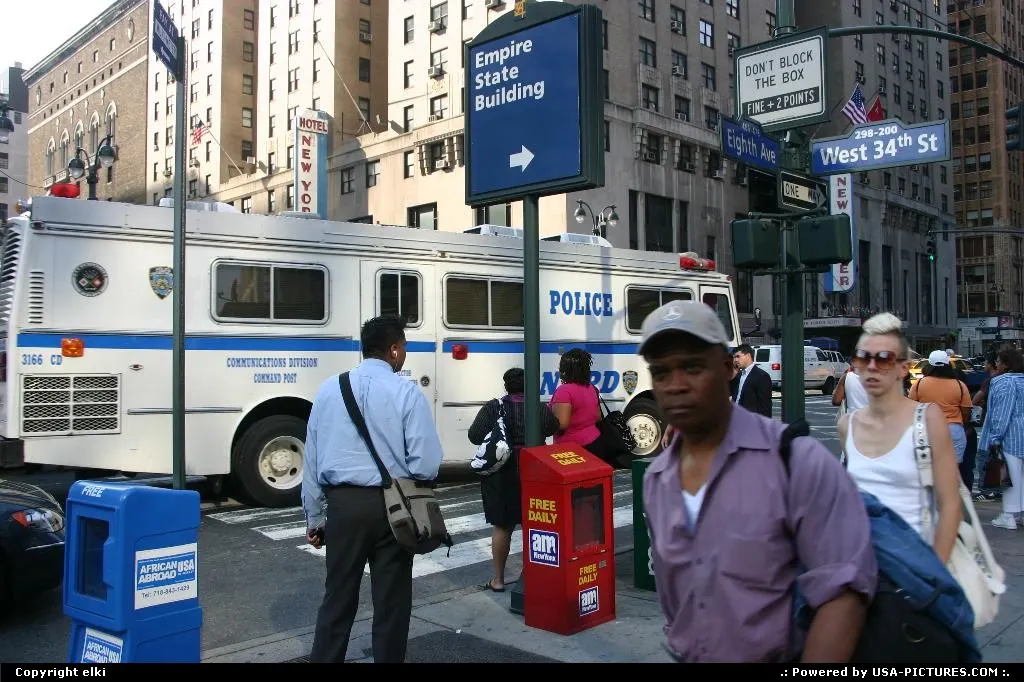 New york police bus