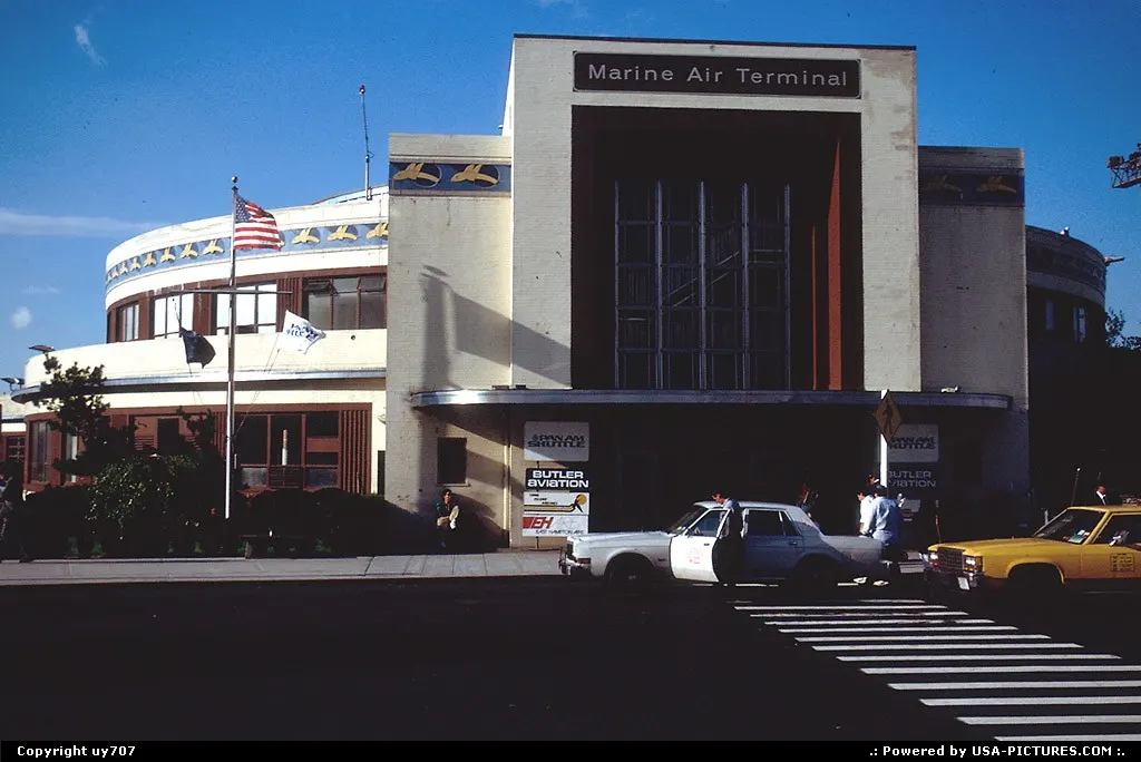 La Guardia's Marine Terminal built in the 30s, still active more than six decades later