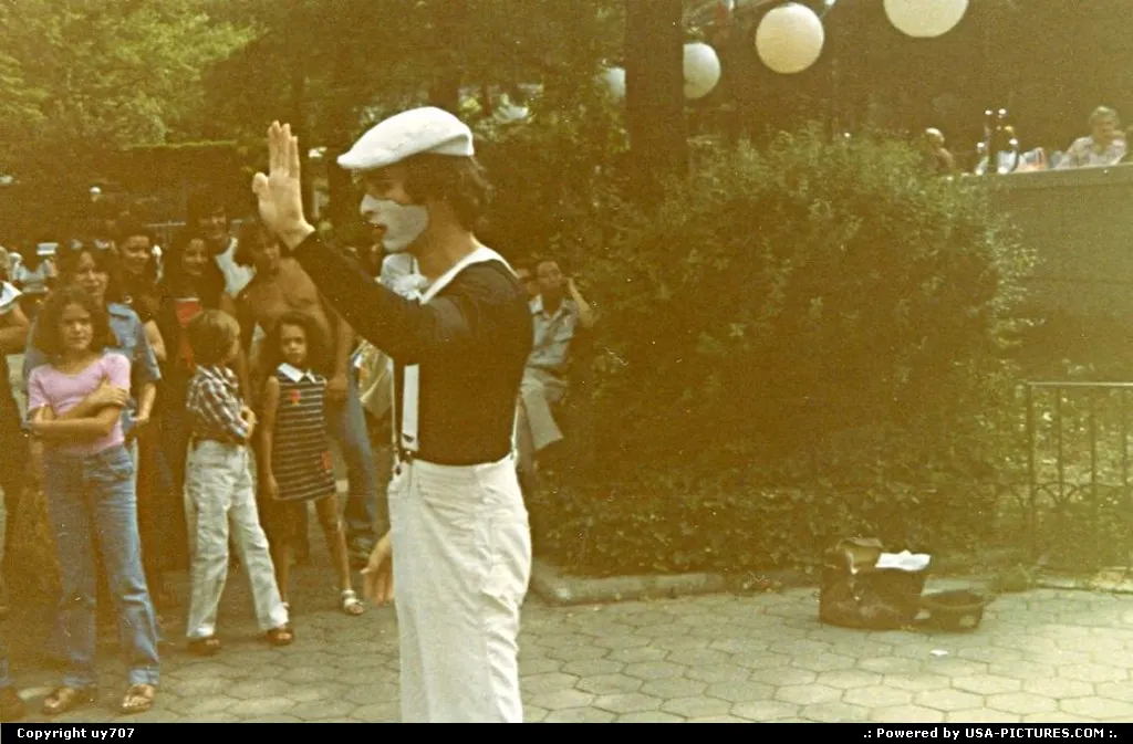 Mime at work