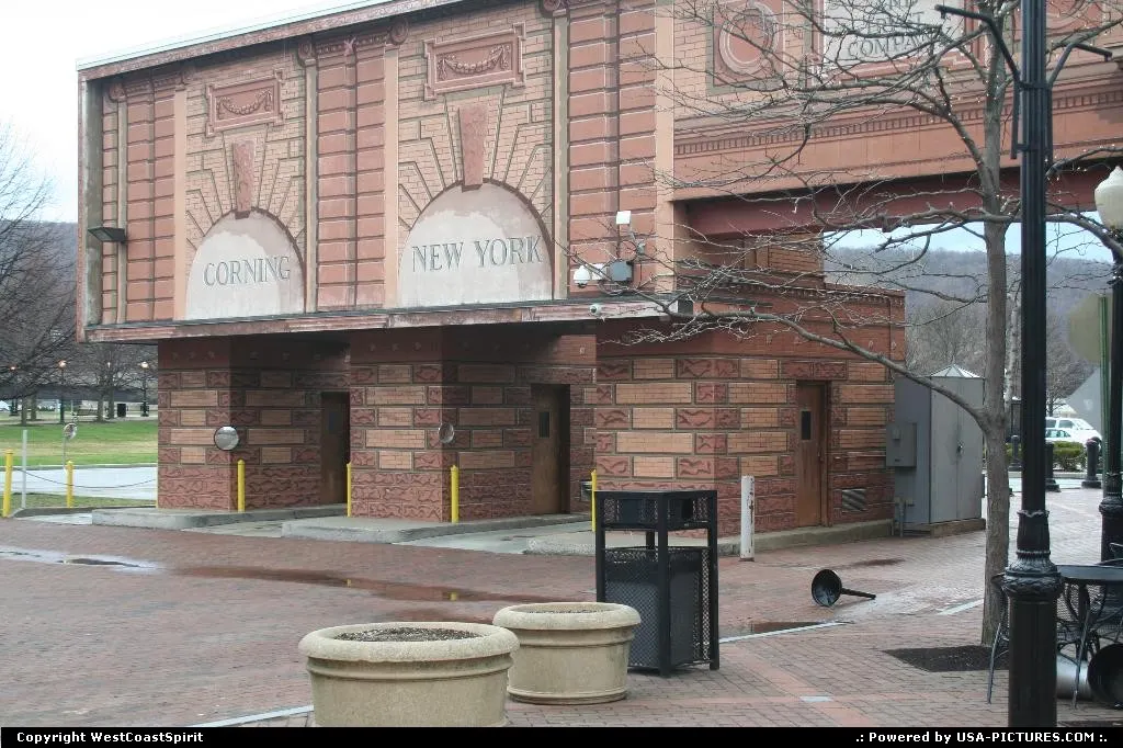 Another drive-inn bank, here in Corning Historical district