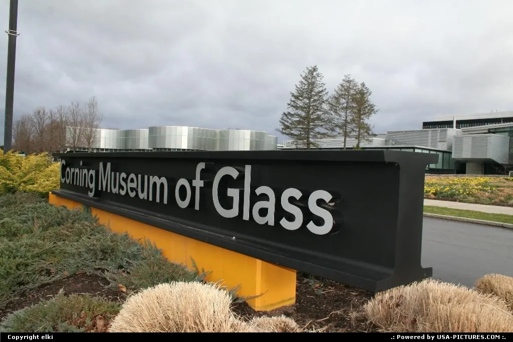 Corning glass museum. One the world's most comprehensive collections of glass.