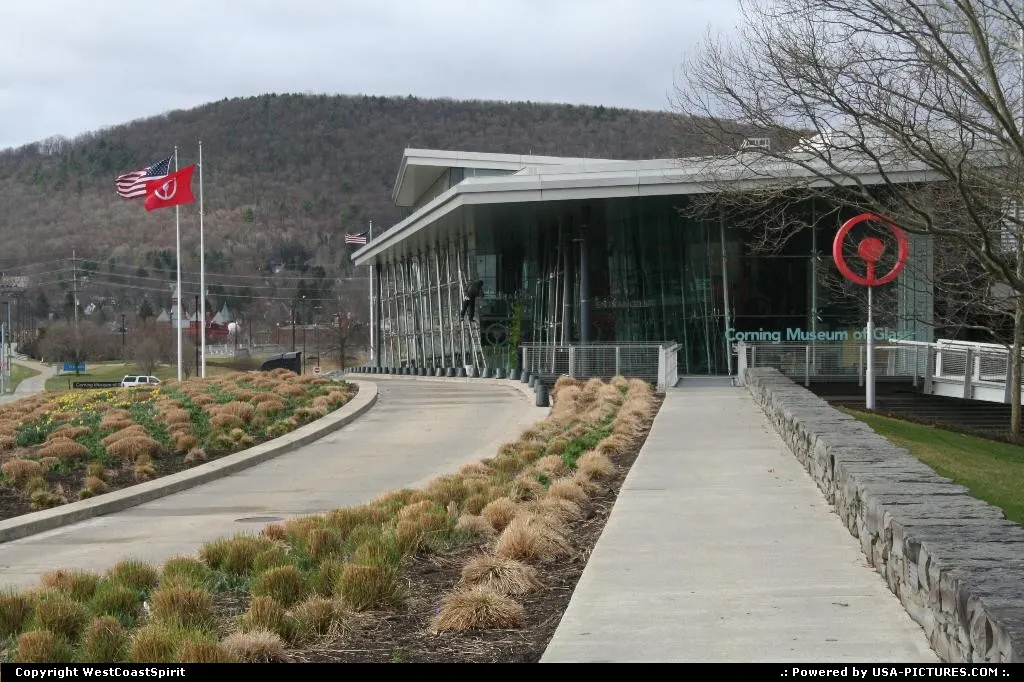 Another view of the Corning Museum of Glass.