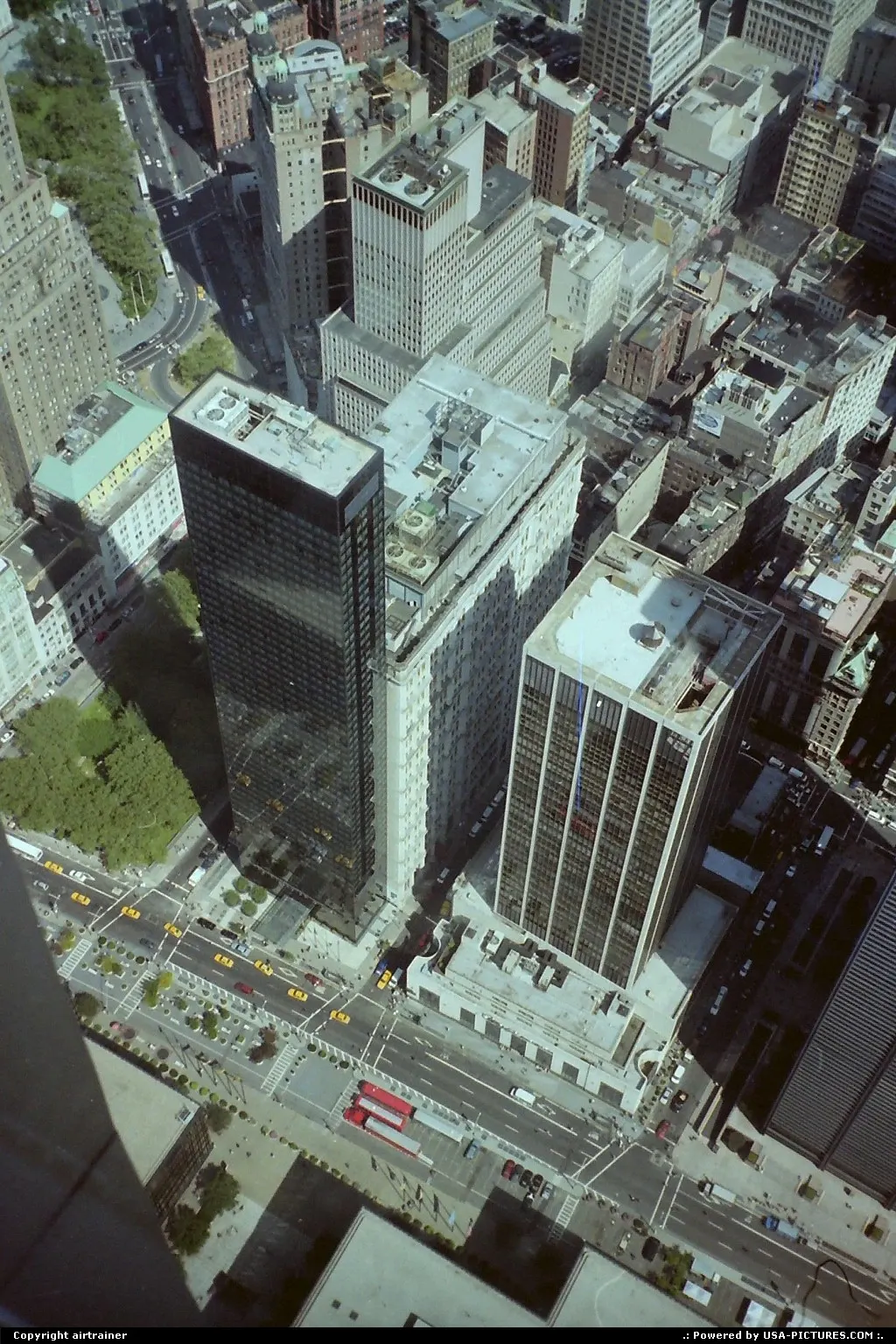 This was the very impressive view you could spot from the top floor of the Word Trade C...