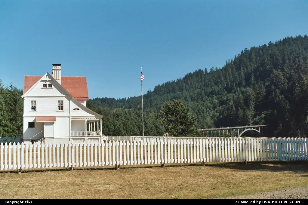 The house of the Heceta Lighthouse keepers Now a museum