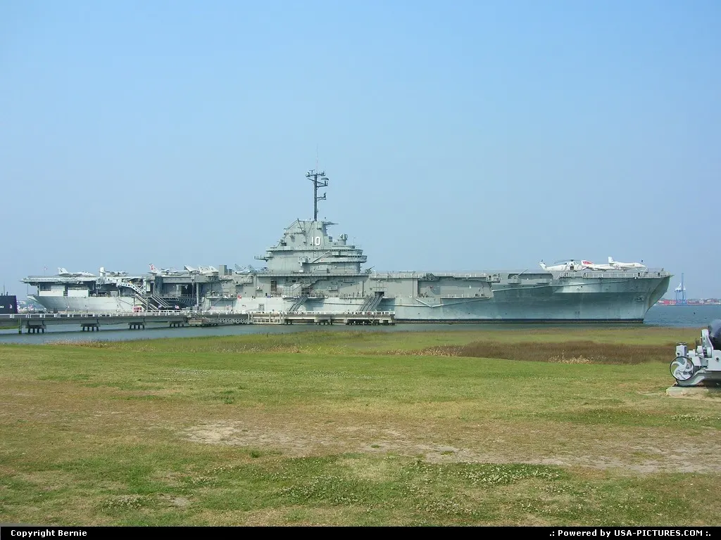 The YORKTOWN, a world war II aircraft carrier, has found home in Patriot's Point.