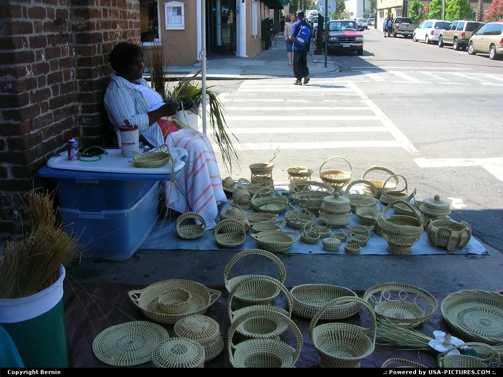 Charleston South-carolina basket, handmade, art