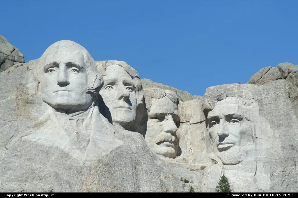 Not in a city South-carolina mount rushmore, black hills